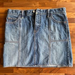 GAP denim jean skirt